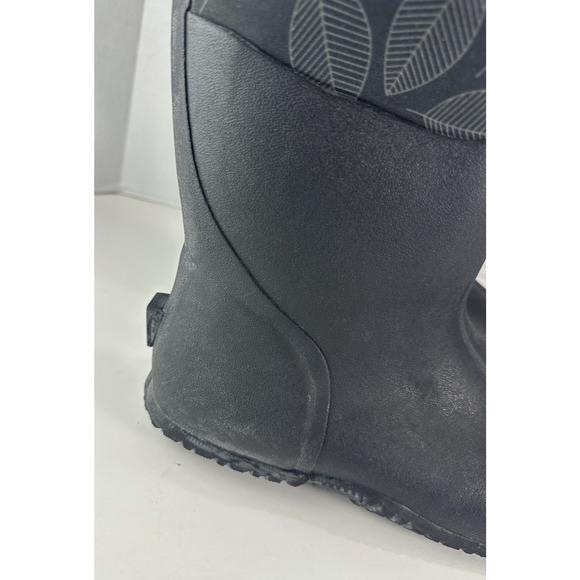 Bogs Neo Tech CRVR TL Leafy Print Black Rain Boots Waterproof Women's Size 11 - Picture 11 of 16